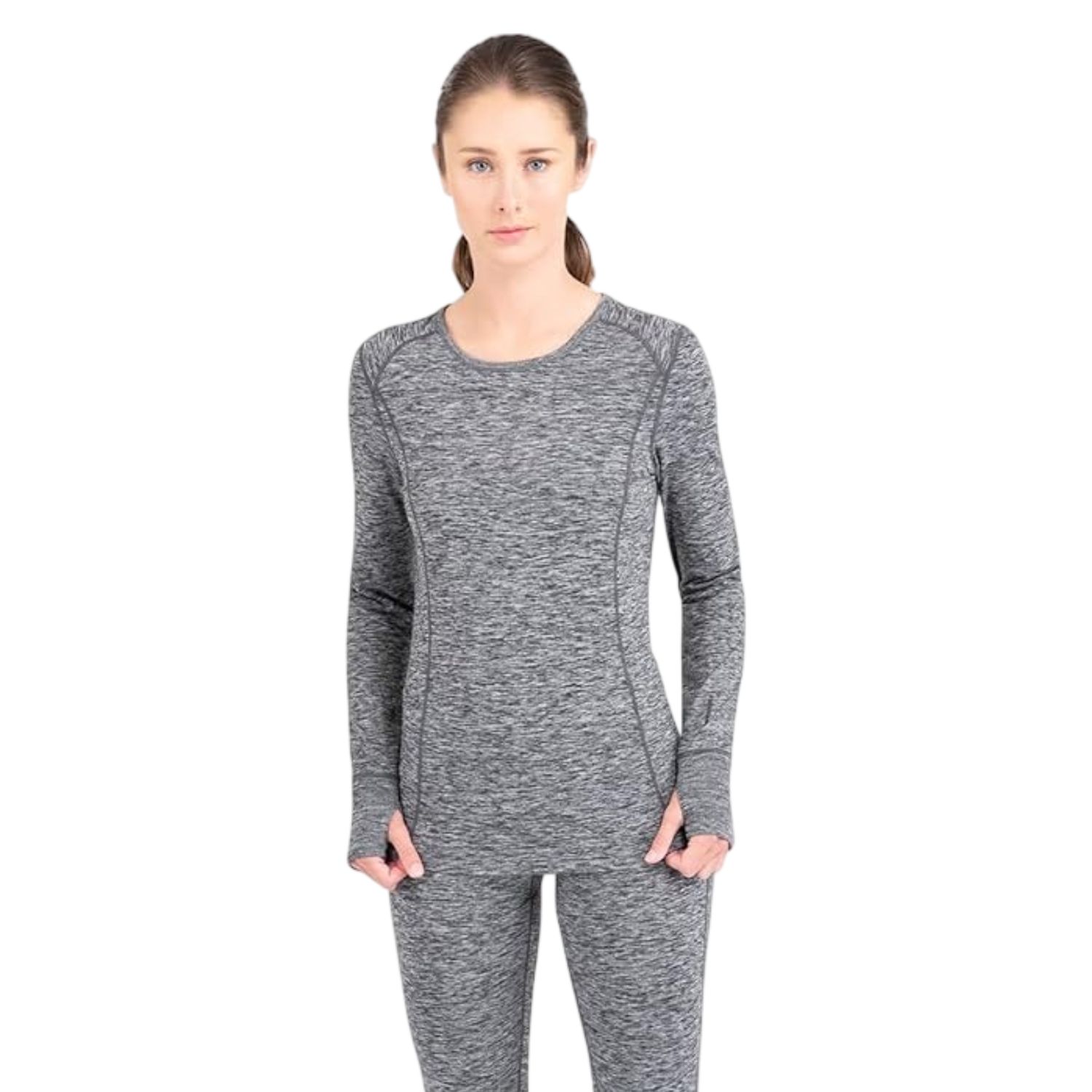 Terramar 2.0 Women's Cloud Nine Scoop, Color: Dark Grey Melange_027, Size: S