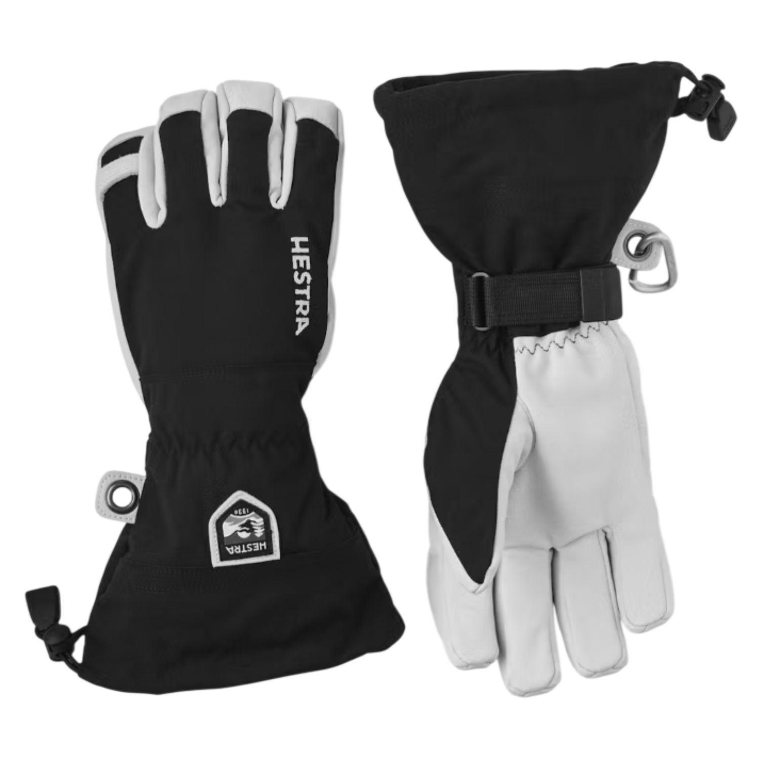 Hestra Army Leather Heli Ski Gloves, Color: Black, Size: 10