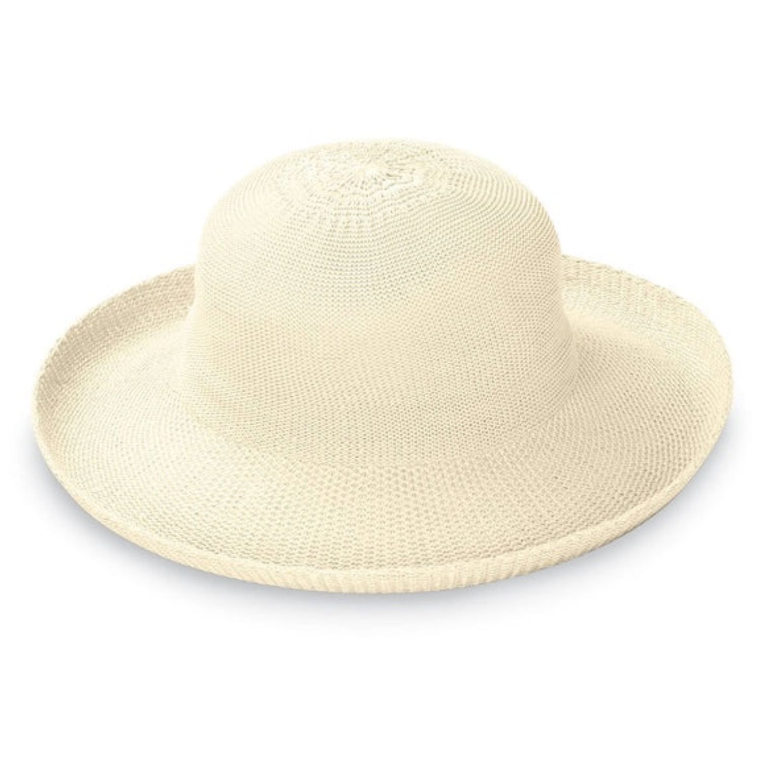 Wallaroo Petite Victoria Wide Brim Women's Sun Hat, Color: Natural, Size: O/S