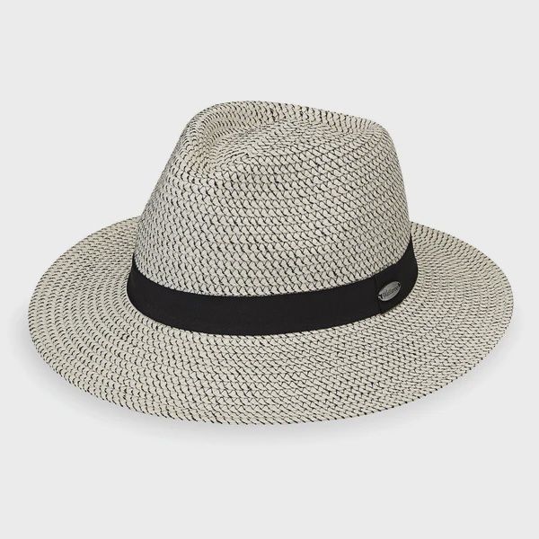 Charlie Sun Hat_158323, Color: Ivory/Black, Size: O/S