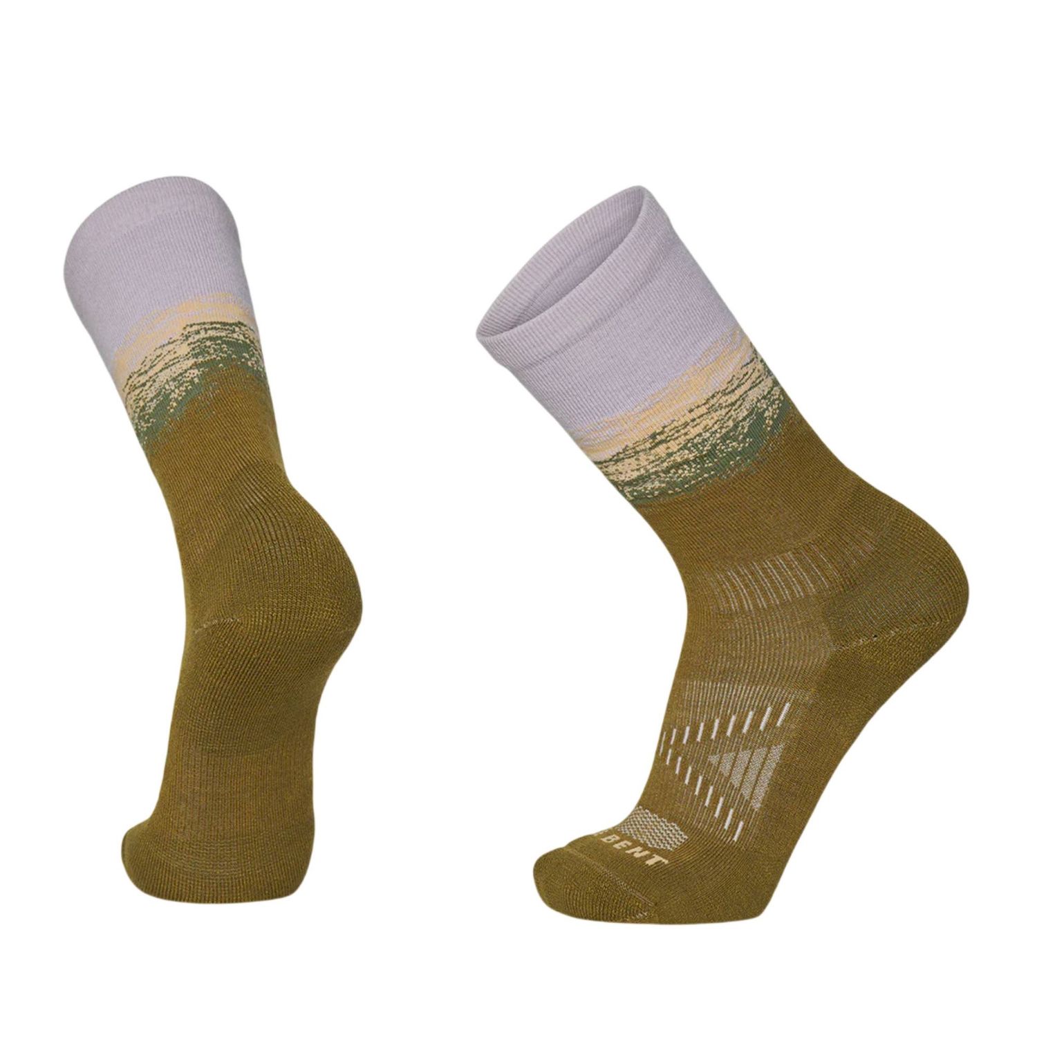 The Range Light Cushion Mini Hike Socks, Color: Woodland Moss, Size: S