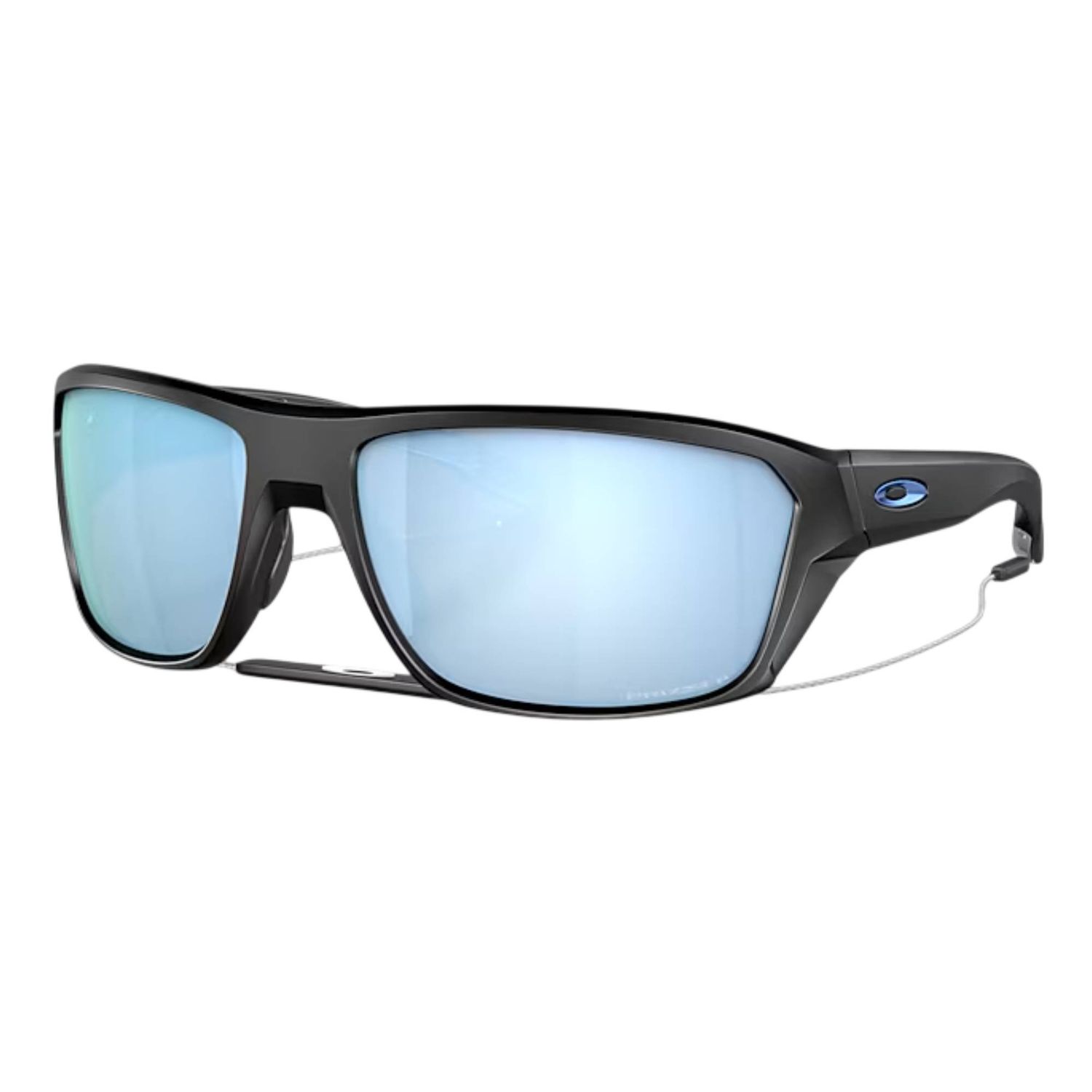 Oakley Split Shot Sunglasses, Prizm Deep Water Polorized, Color: Matte Black, Size: O/S