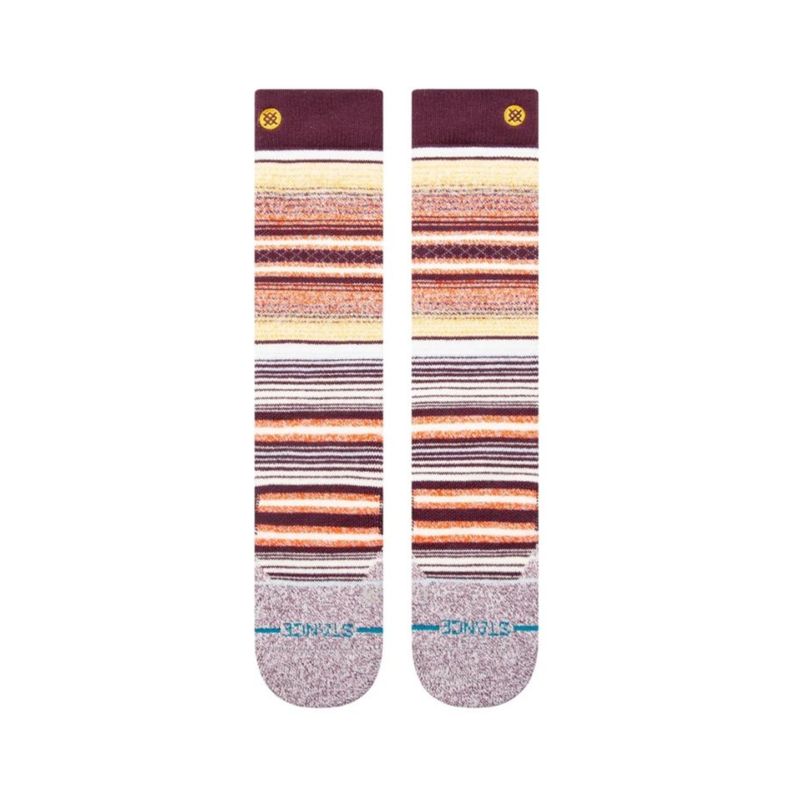 Stance Curren Snow Socks, Wine