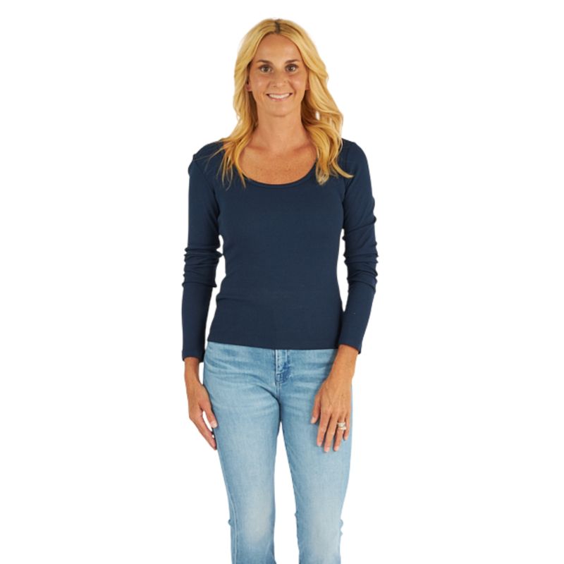 Michael Stars Emilia Scoop Neck Tee