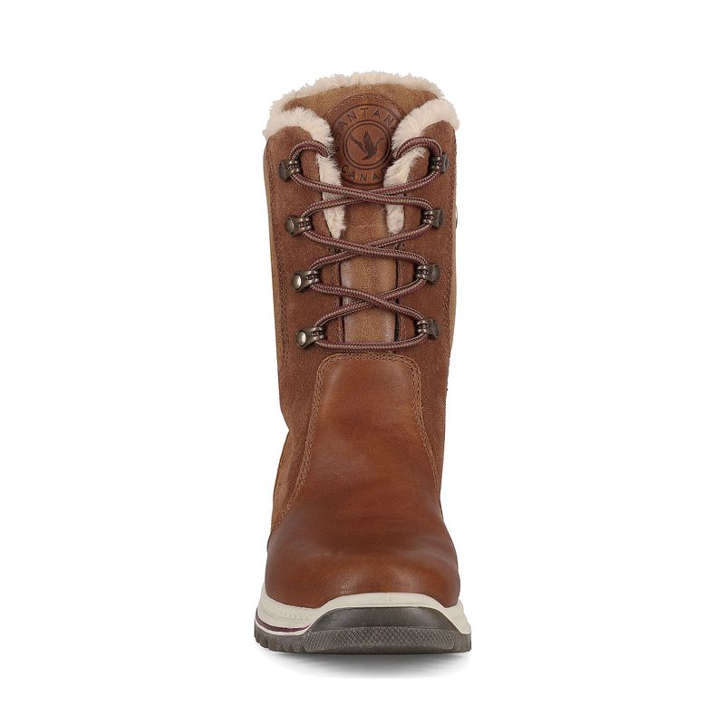 Santana Canada Women's Leather Boots, Cognac