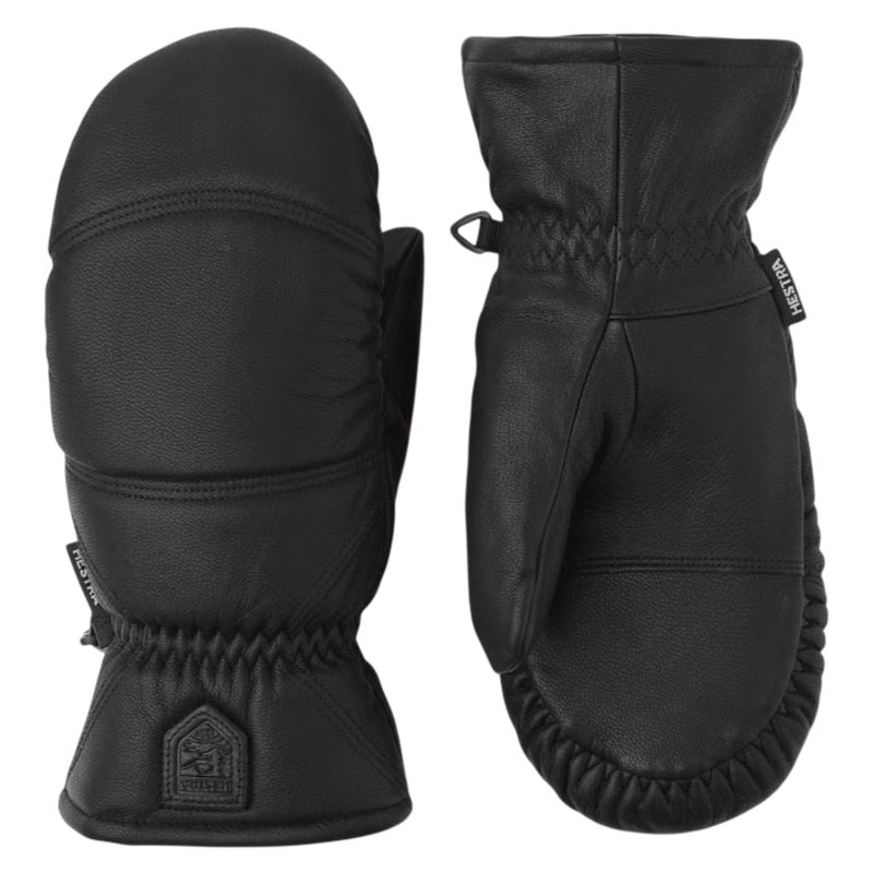 Hestra Leather Box Mitt, Black