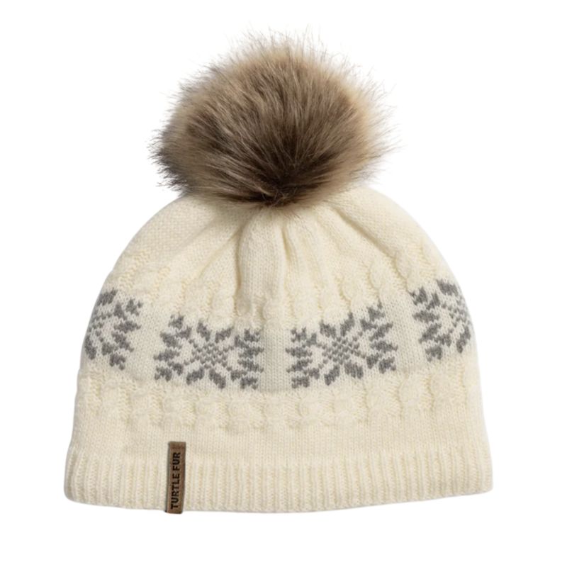 Lambswool Leira Beanie, White