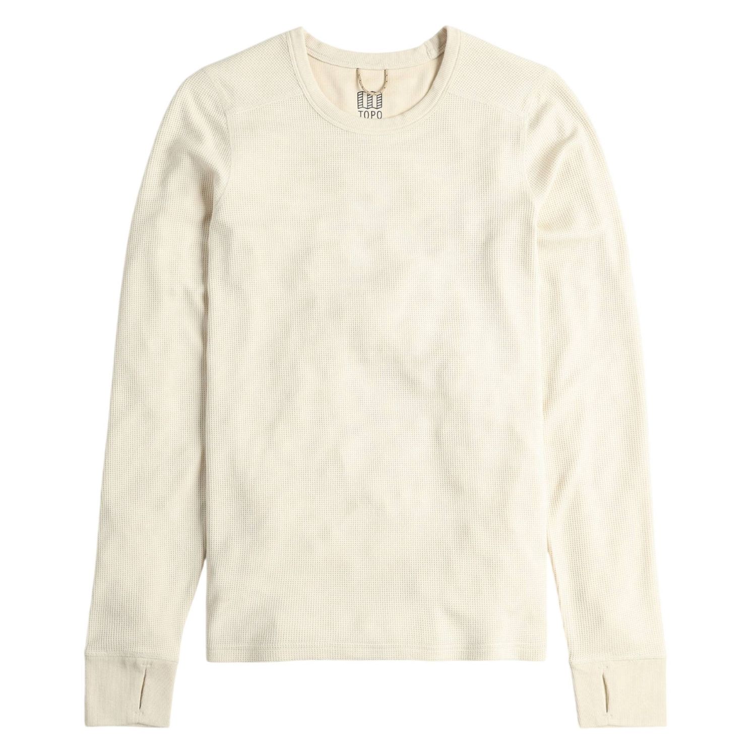 Global Waffle Crew Women's Shirt, Color: Bone White, Size: XS