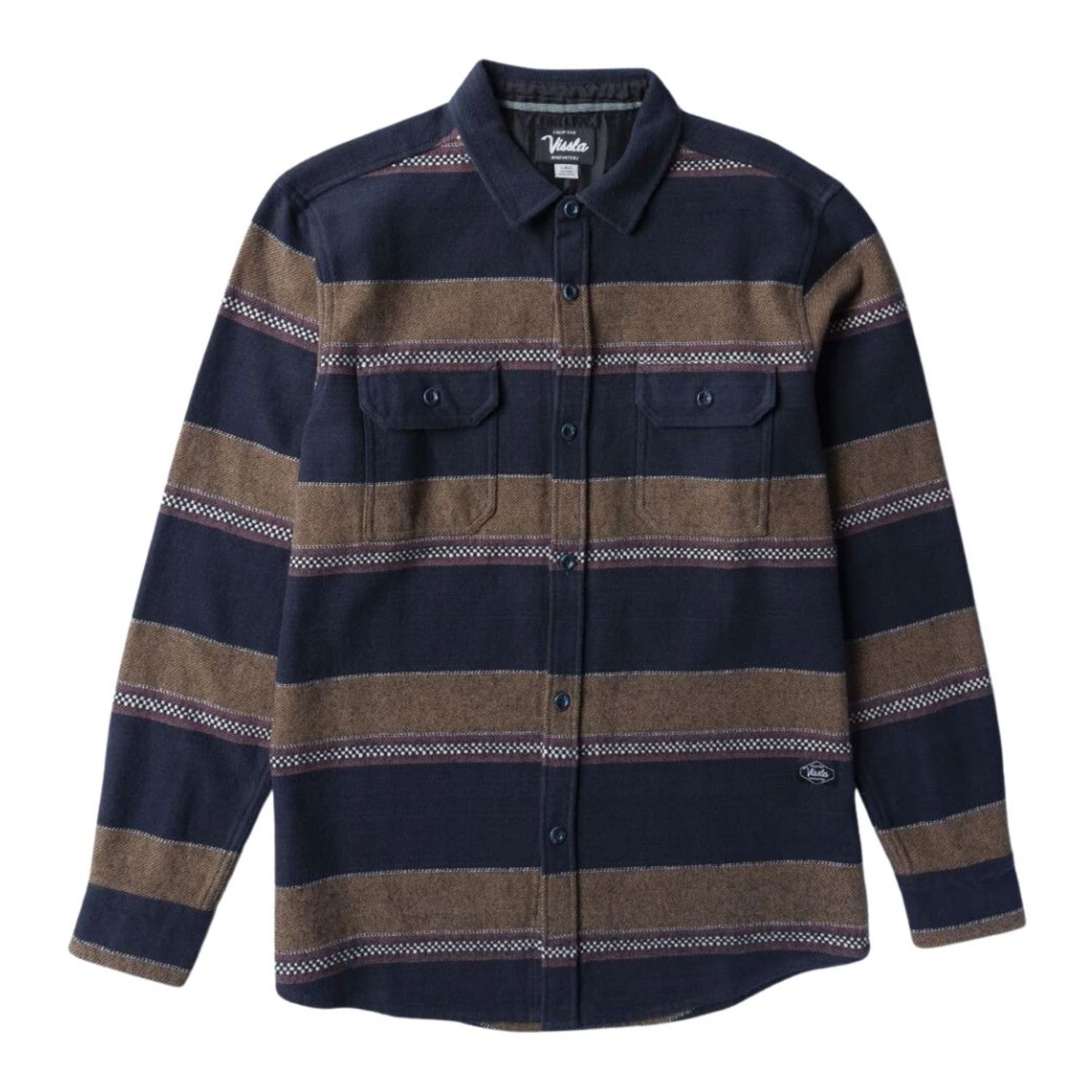 Vissla Creators Innovators Eco Flannel Shirt, Color: Dark Naval, Size: M
