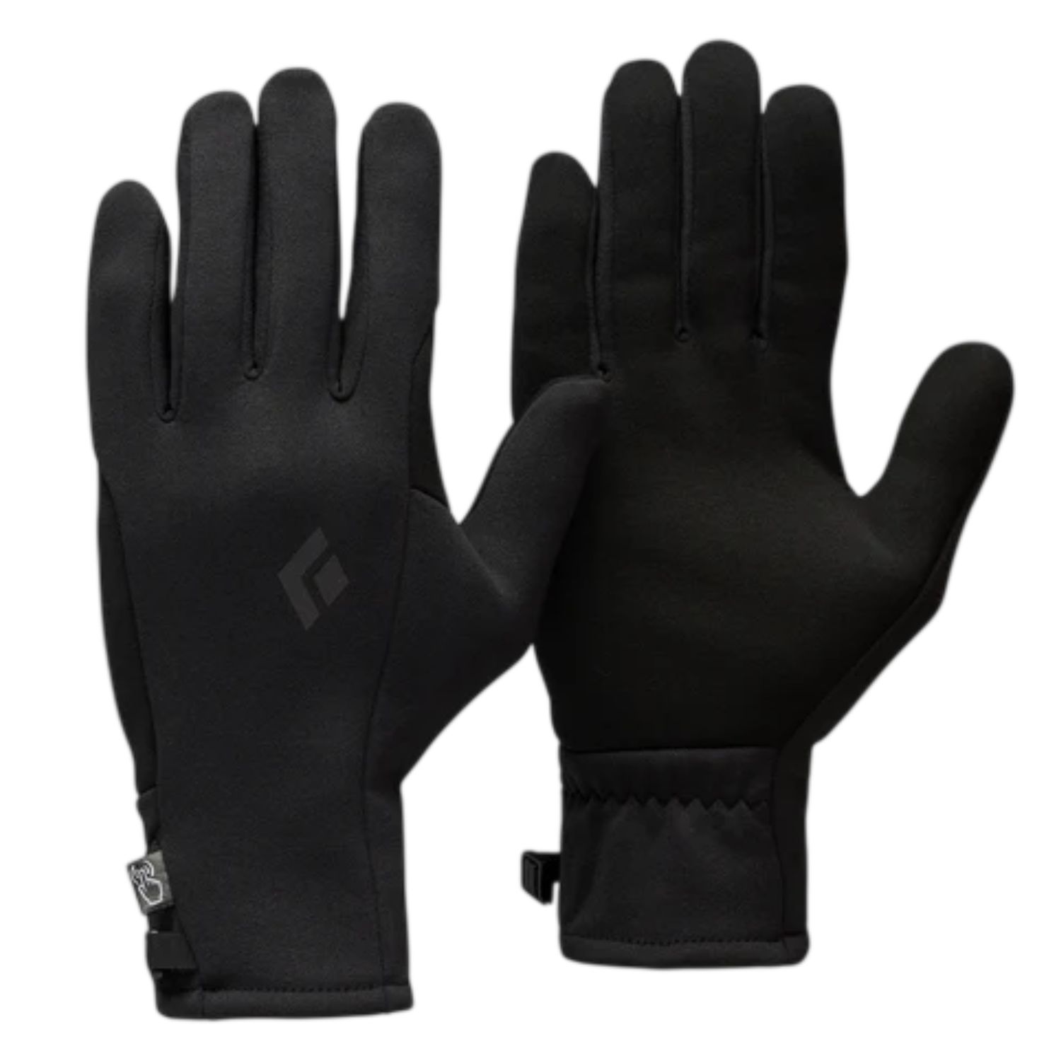 Black Diamond Midweight Screentap Liners Gloves, Color: Black, Size: L