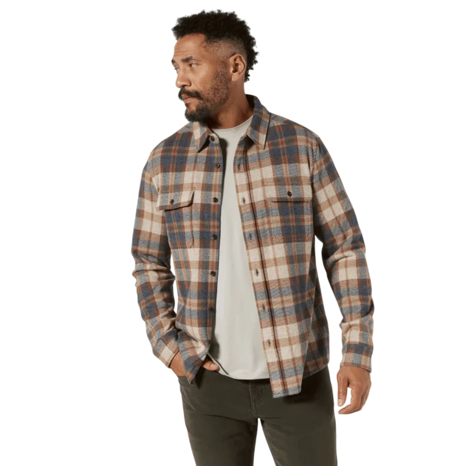 Generation Long Sleeve Shirt, Tan, Color: Tan, Size: L