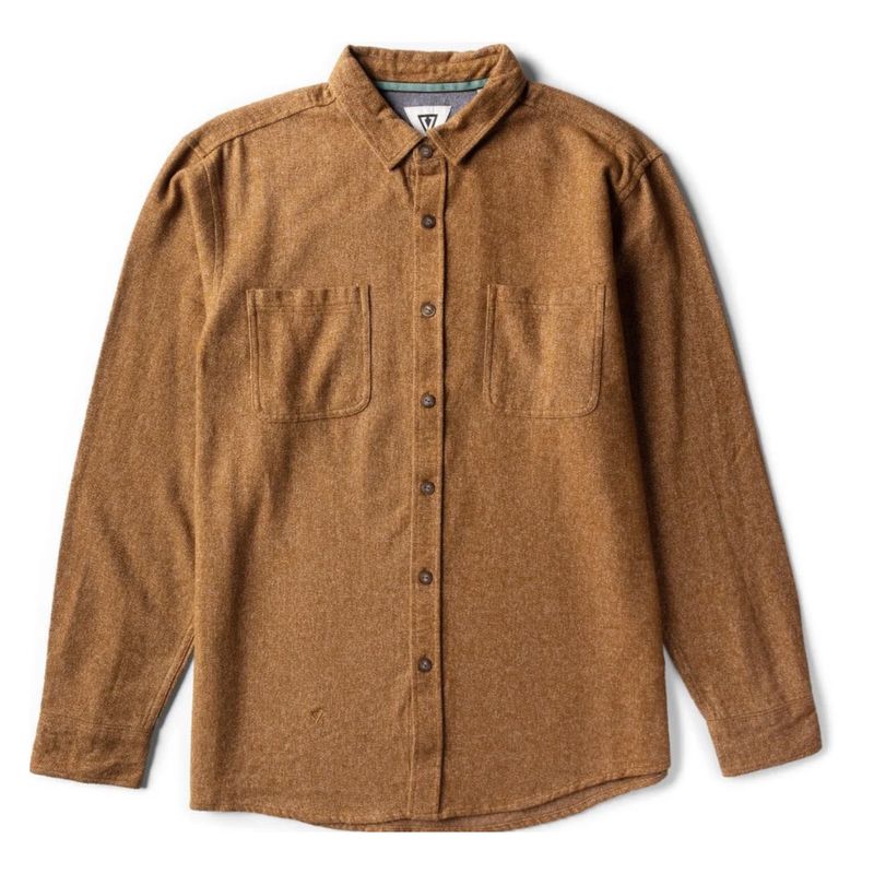 Vissla Mens Shaper Eco Long Sleeve Flannel Shirt