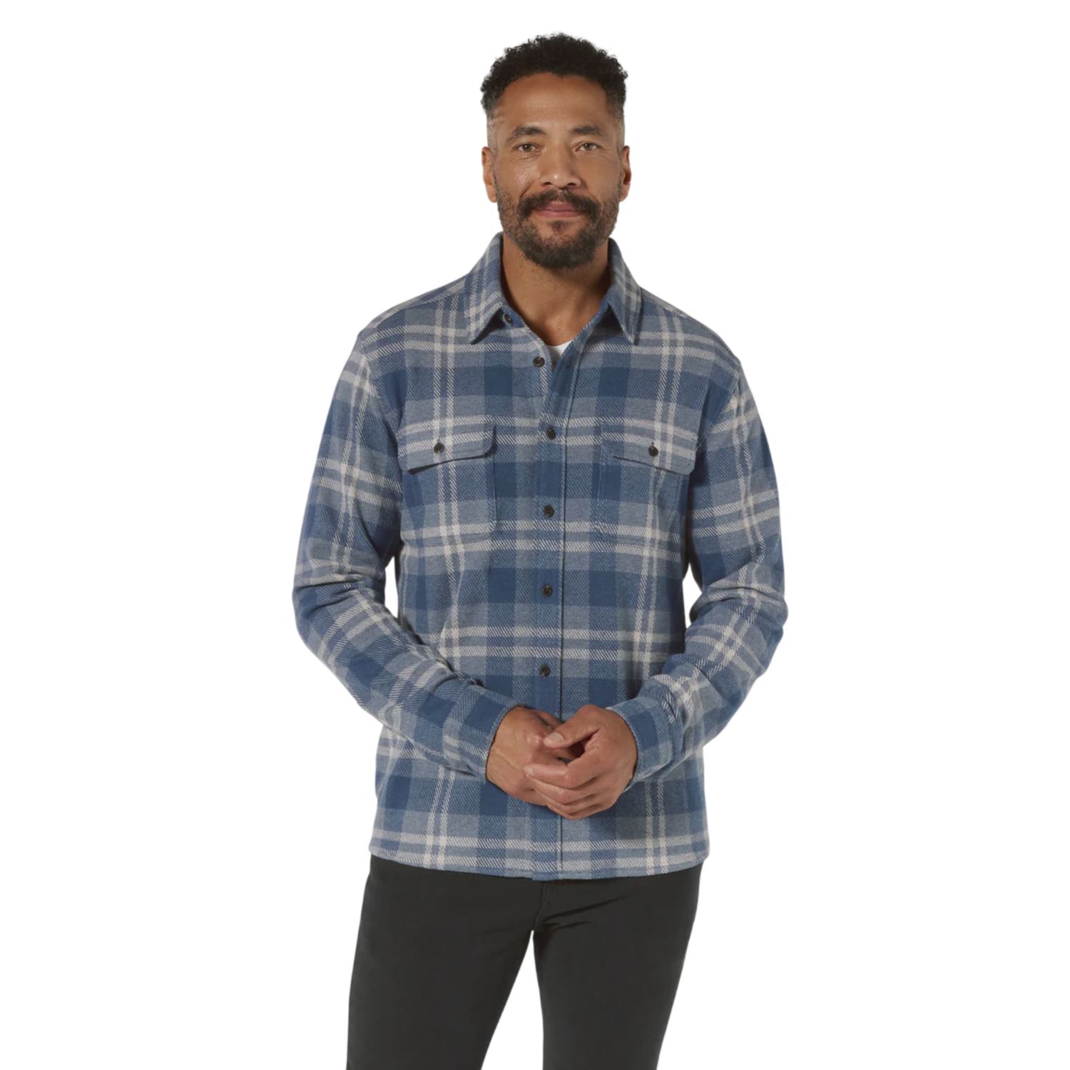 Generation Long Sleeve Shirt, Blue, Color: Blue, Size: M