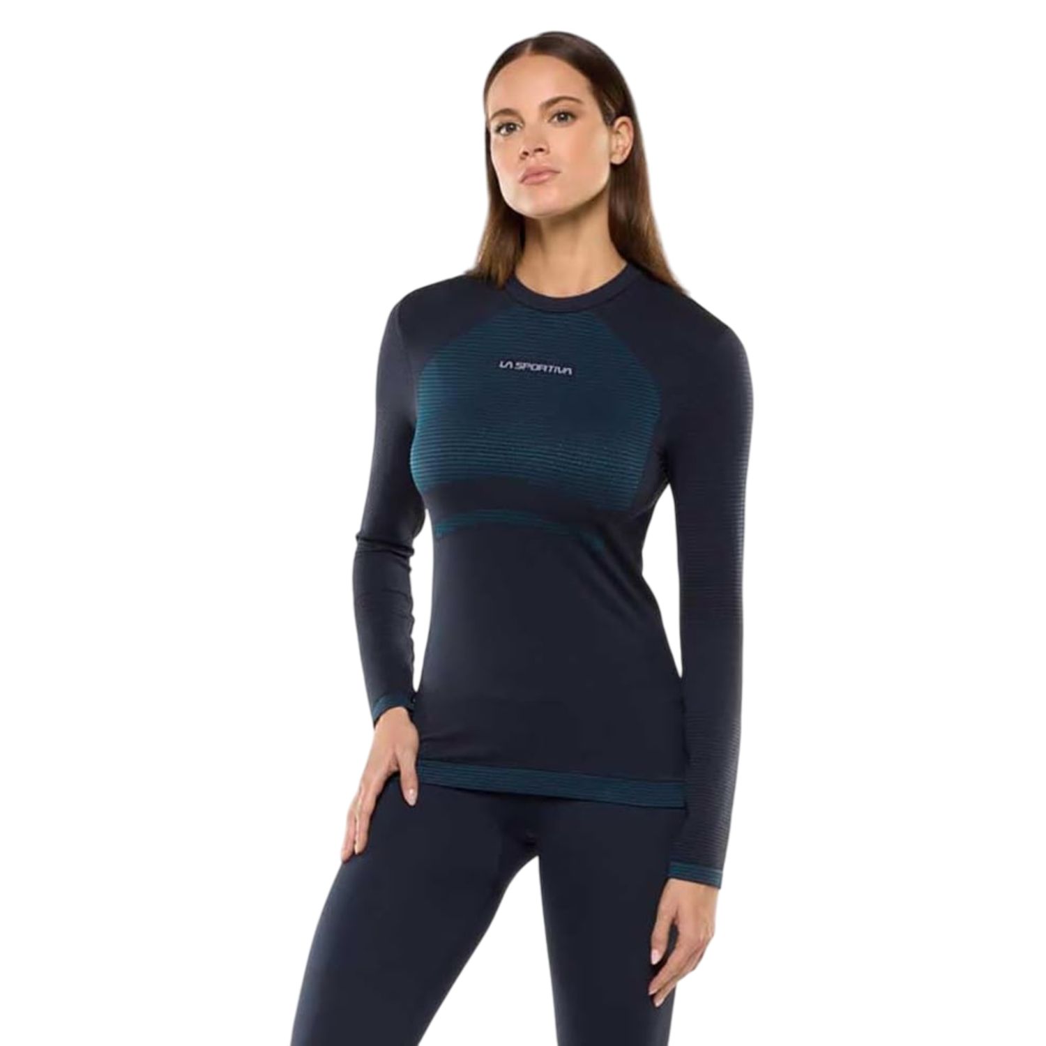 Synth Light Longsleeve Women's Top, Color: Storm Blue/Lagoo, Size: S