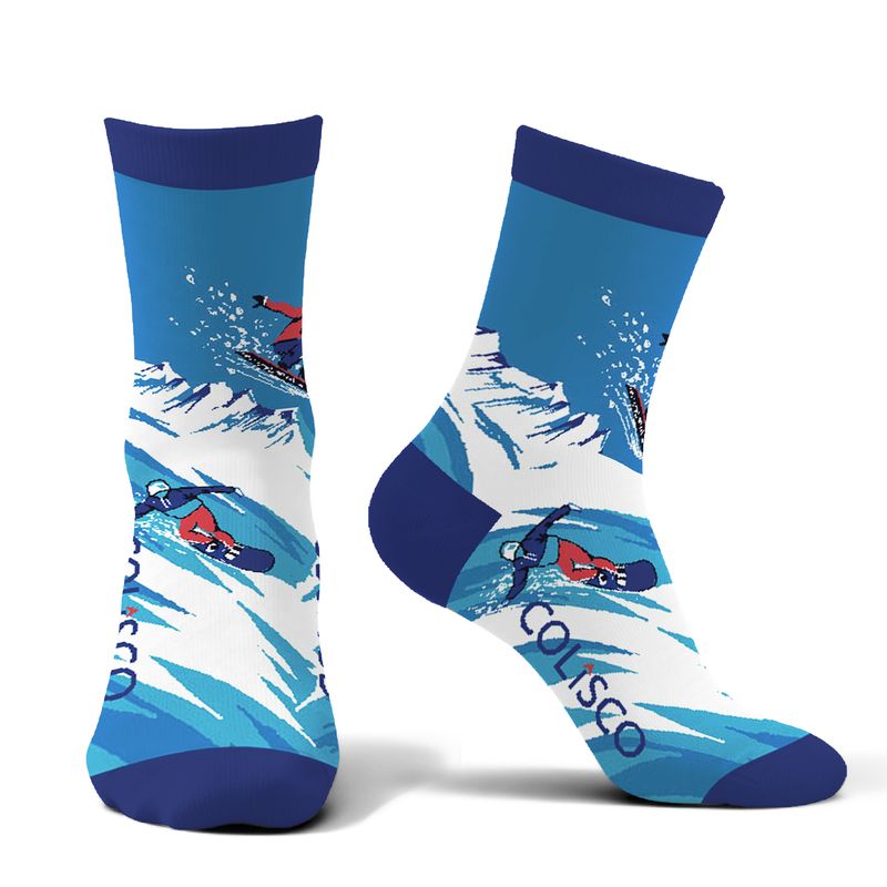 Colisco Unisex Crew Socks - SKI Colorado II 164265