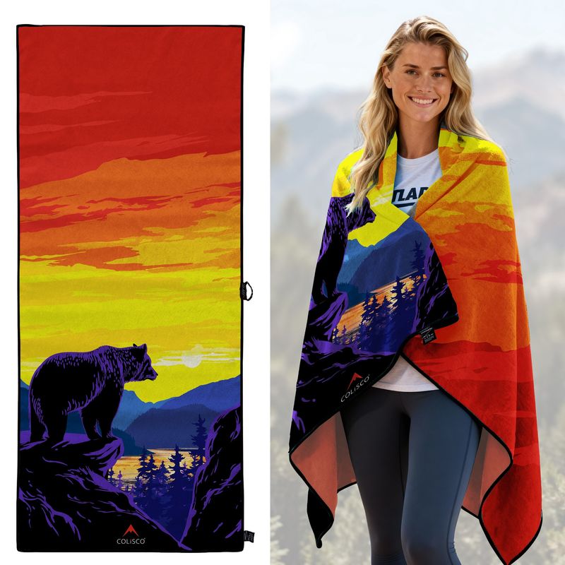 COLISCO Bear Horizon Eco-Performance Towel - 72"x30"