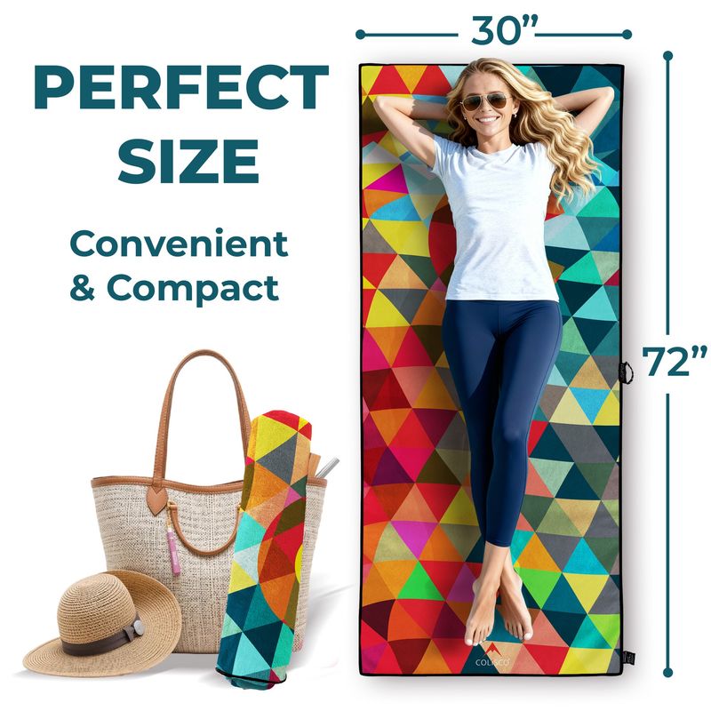 COLISCO Colorado Triangles Eco-Performance Towel - 72"x30"