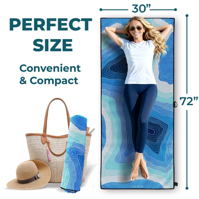 COLISCO Grays &amp; Torreys Peaks Eco-Performance Towel - 72"x30"