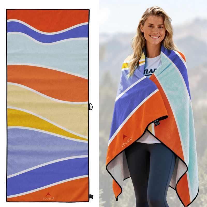 COLISCO Waves Eco-Performance Towel - 72"x30"