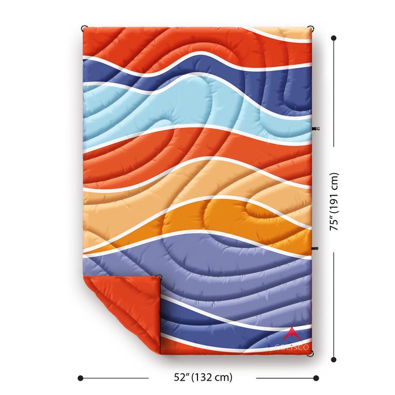COLISCO Waves Poly Eco-Performance Blanket - 52"x75" 164220