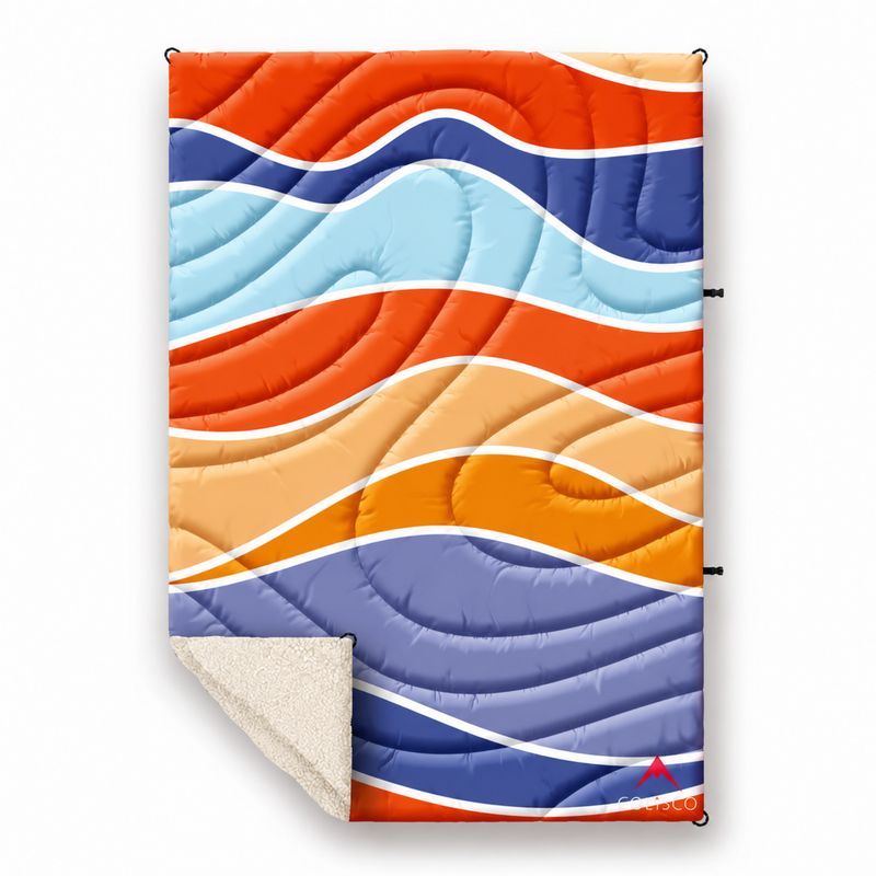 COLISCO Waves Sherpa Eco-Performance Blanket - 52"x75" 164221