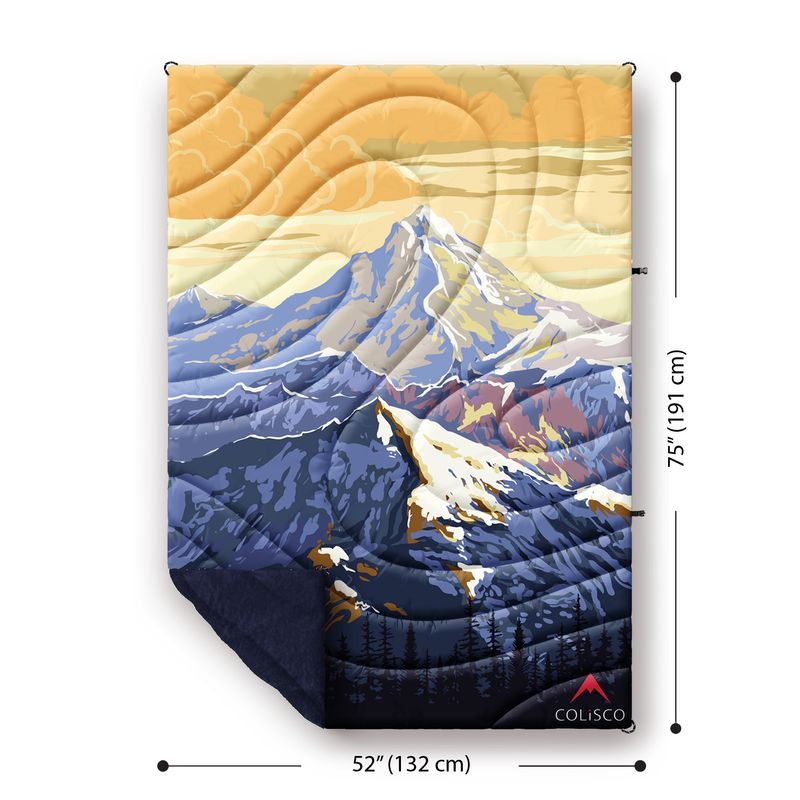 COLISCO Peaks Sherpa Eco-Performance Blanket - 52"x75" 164223
