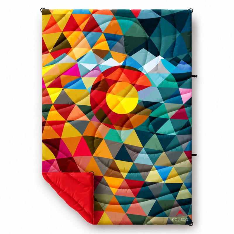 COLISCO Colorado Triangles Poly Eco-Performance Blanket - 52"x75" 164224