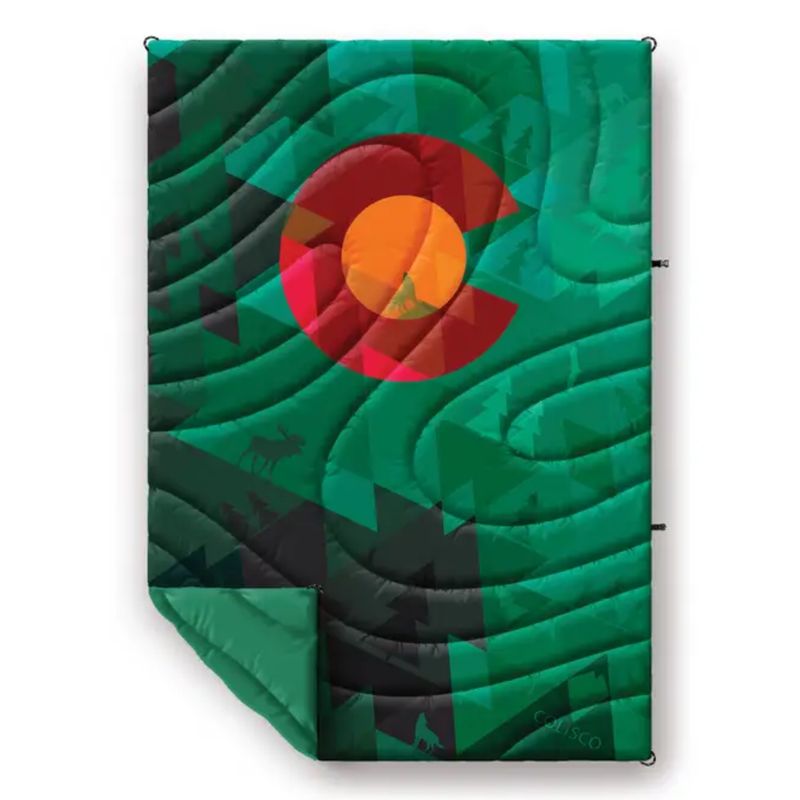 COLISCO Colorado Green Poly Eco-Performance Blanket - 52"x75" 164227
