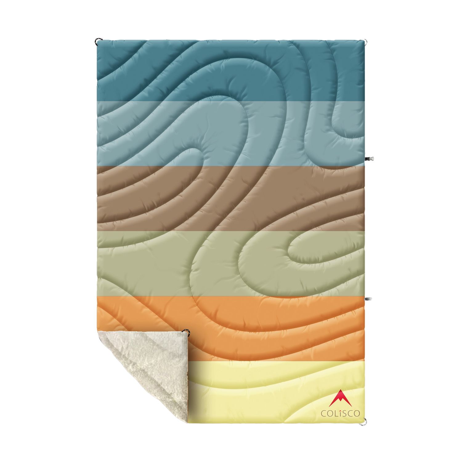 COLISCO Stripes Sherpa Eco-Performance Blanket - 52"x75" 164228