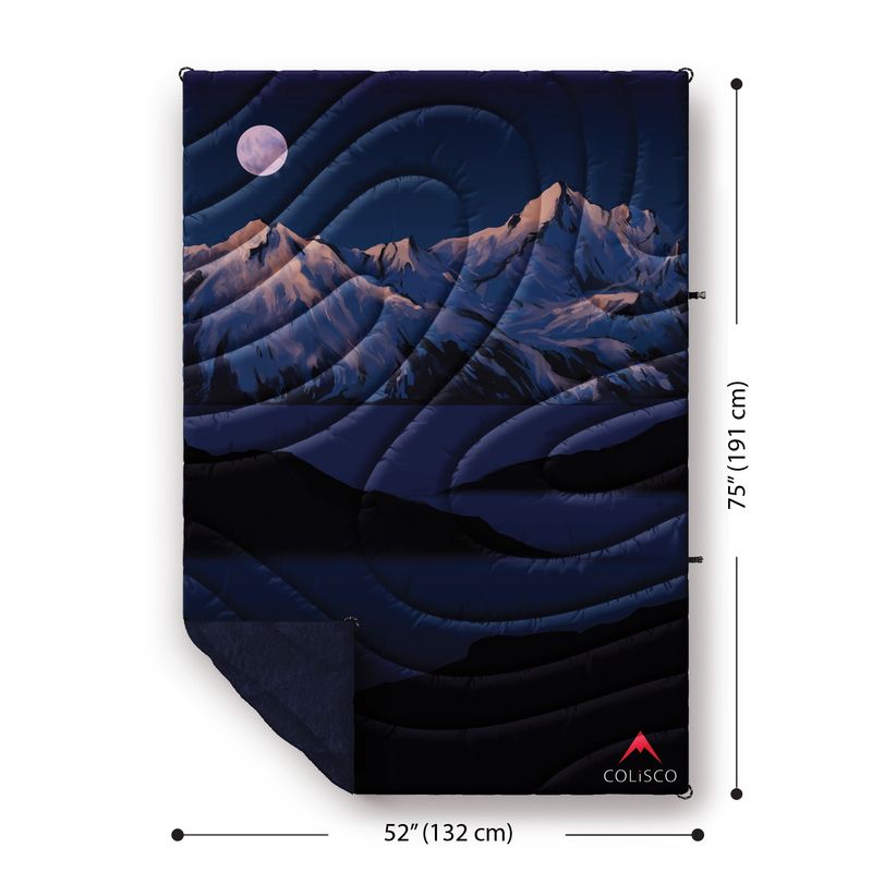 COLISCO Lunar Colorado Sherpa Eco-Performance Blanket - 52"x75" 164231