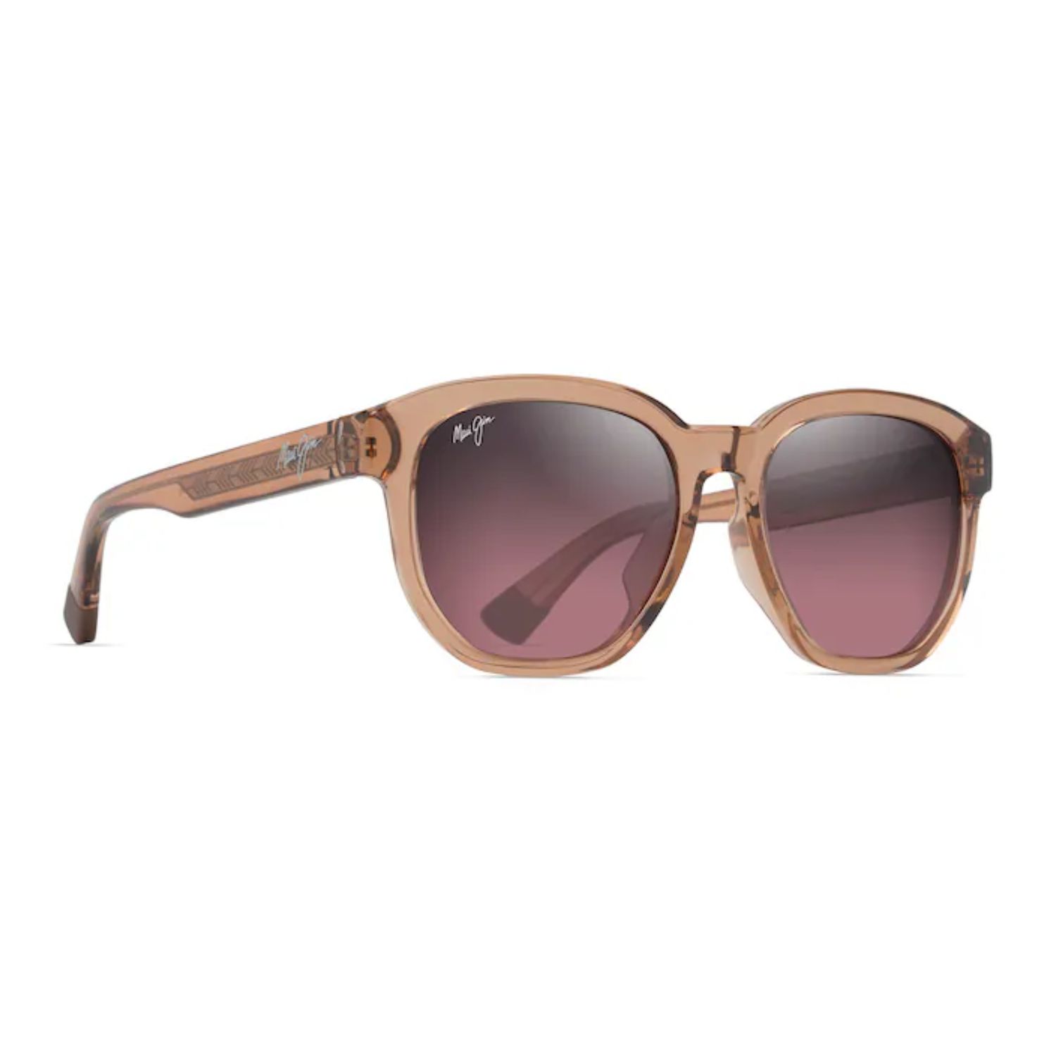 Maui Jim Akahai Asian Fit Polarised Sunglasses, Color: Maui Rose