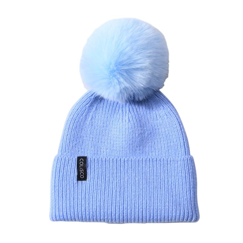 Colisco Pompom Beanie Kids, Blue