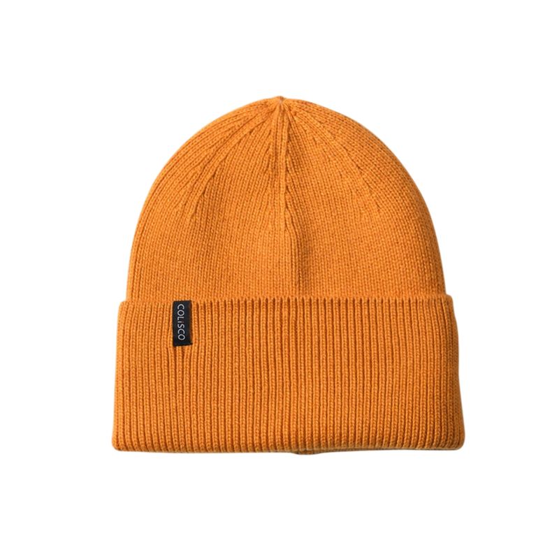 Colisco Soft Warm Cuff Beanie, Mustard