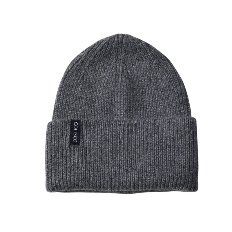Colisco Soft Warm Cuff Beanie, Dark Grey