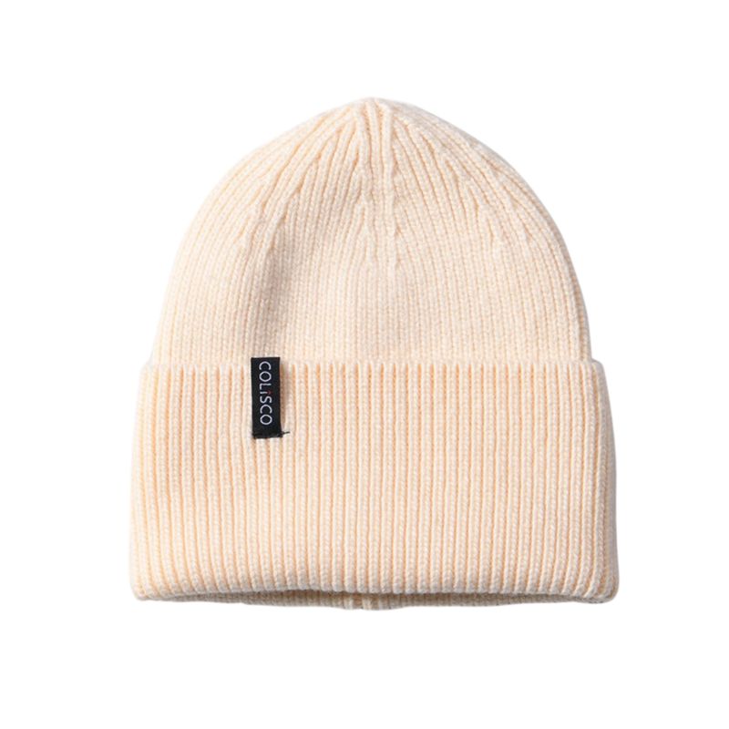 Colisco Soft Warm Cuff  Kids Beanie, Cream