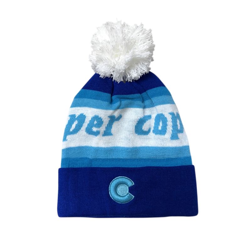 Colisco Soft Warm Customizable Pompom Beanies, Multicolored