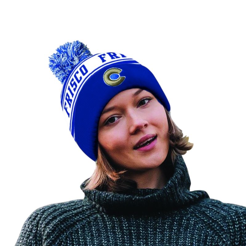 Colisco Soft Warm Customizable Pompom Beanies, Multicolored 10228