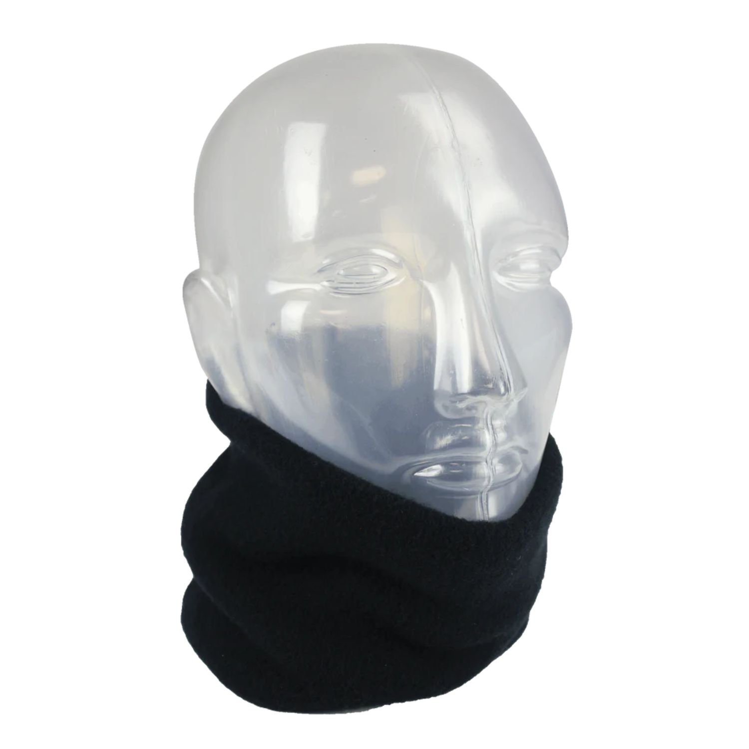 Polar Plush Neck Up, Color: Black, Size: O/S