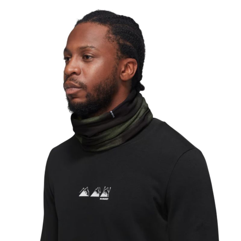 Mammut Fleece Neck Gaiter, Marsh Black