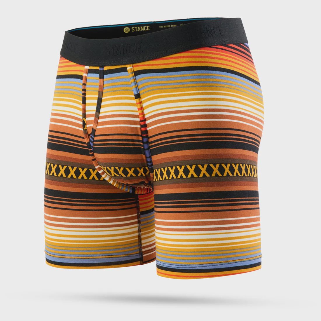 Stance Curren Boxer Brief_164925, Color: Brown, Size: XL