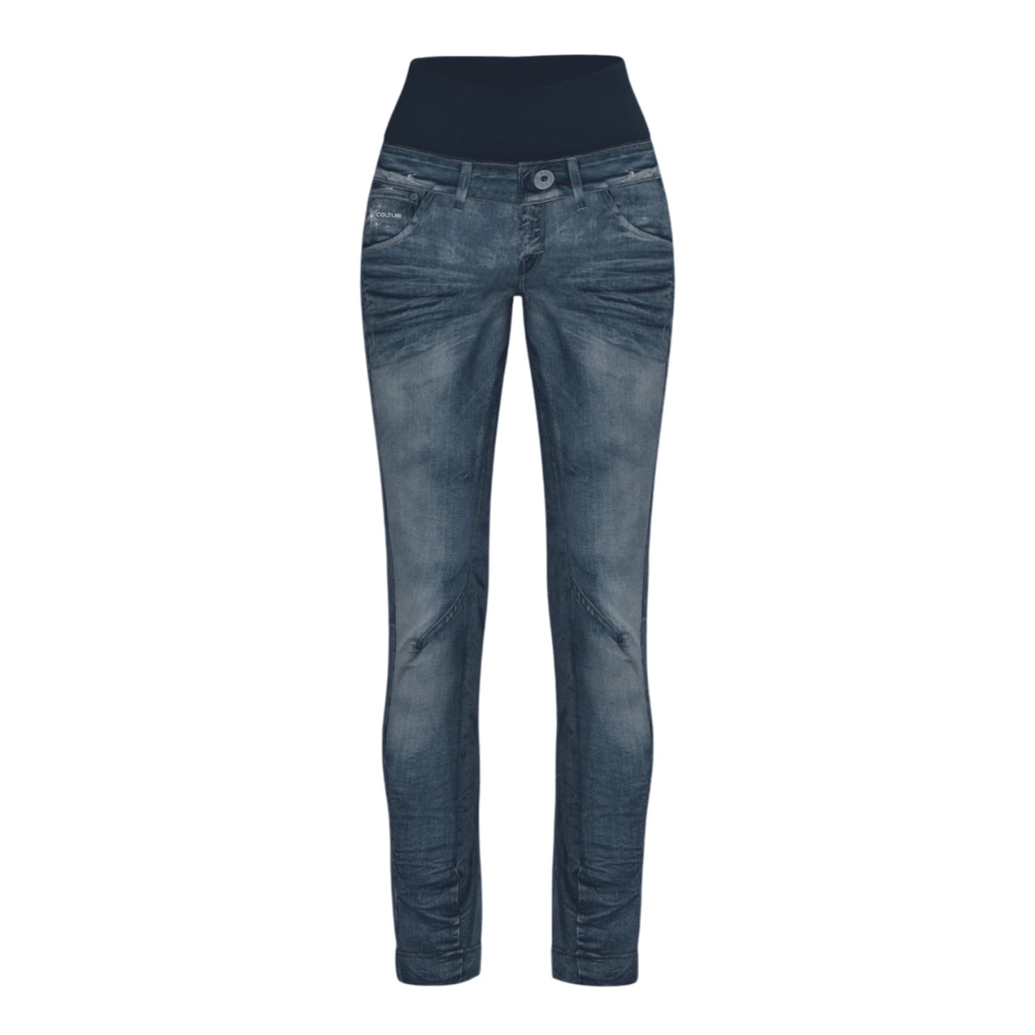 Colturi Wonder Magic Pant, Color: Print Light Jeans, Size: S