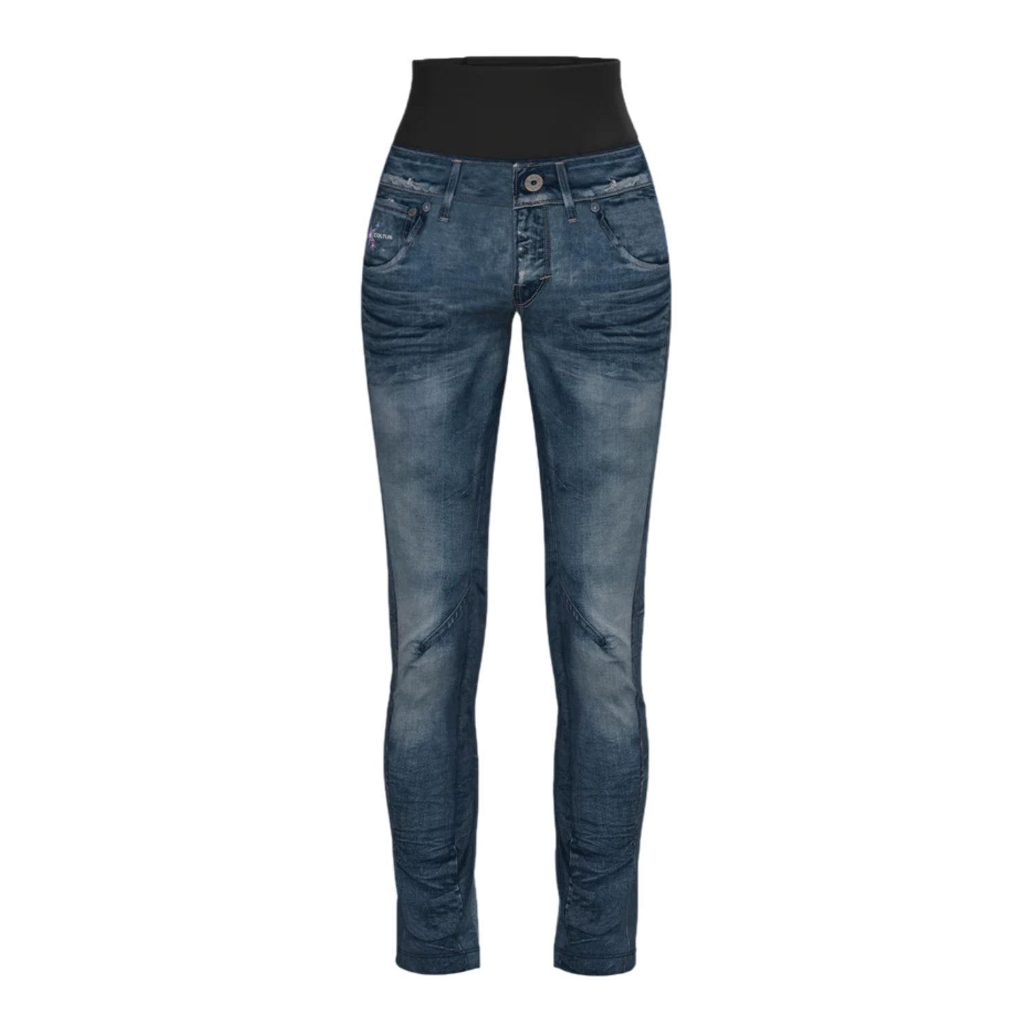 Pant Sound Print Light Jeans, Color: Print Light Jean, Size: XS