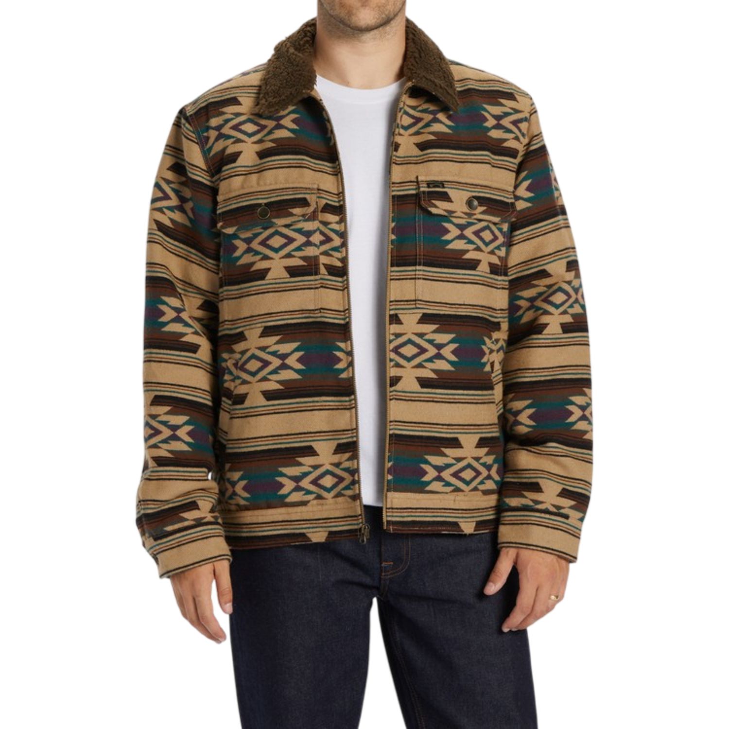Billabong Barlow Sherpa Lined Jacket, Size: L