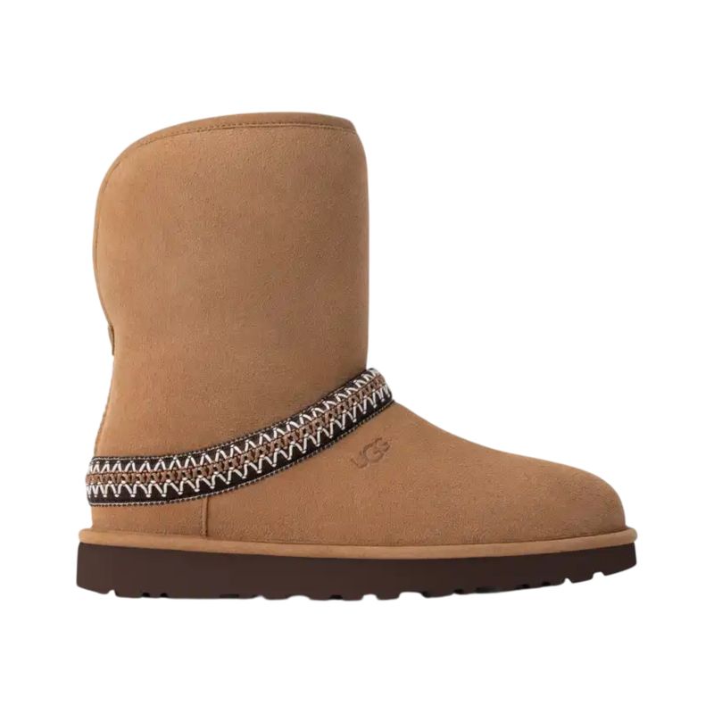 UGG Classic Short Crescent Boot, Chestnut