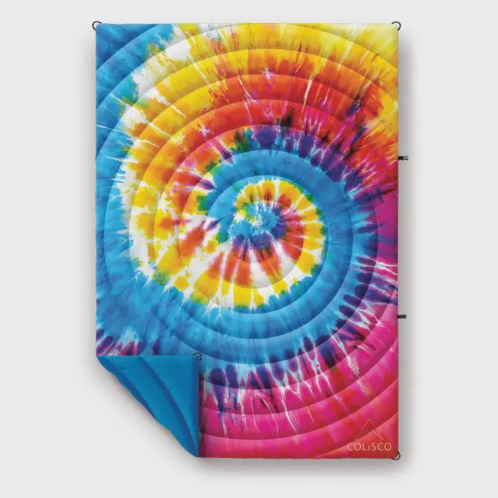 COLISCO Colorado Tie Die Poly Eco-Performance Blanket - 52"x75", Color: Tie Die, Size: 52"x75"