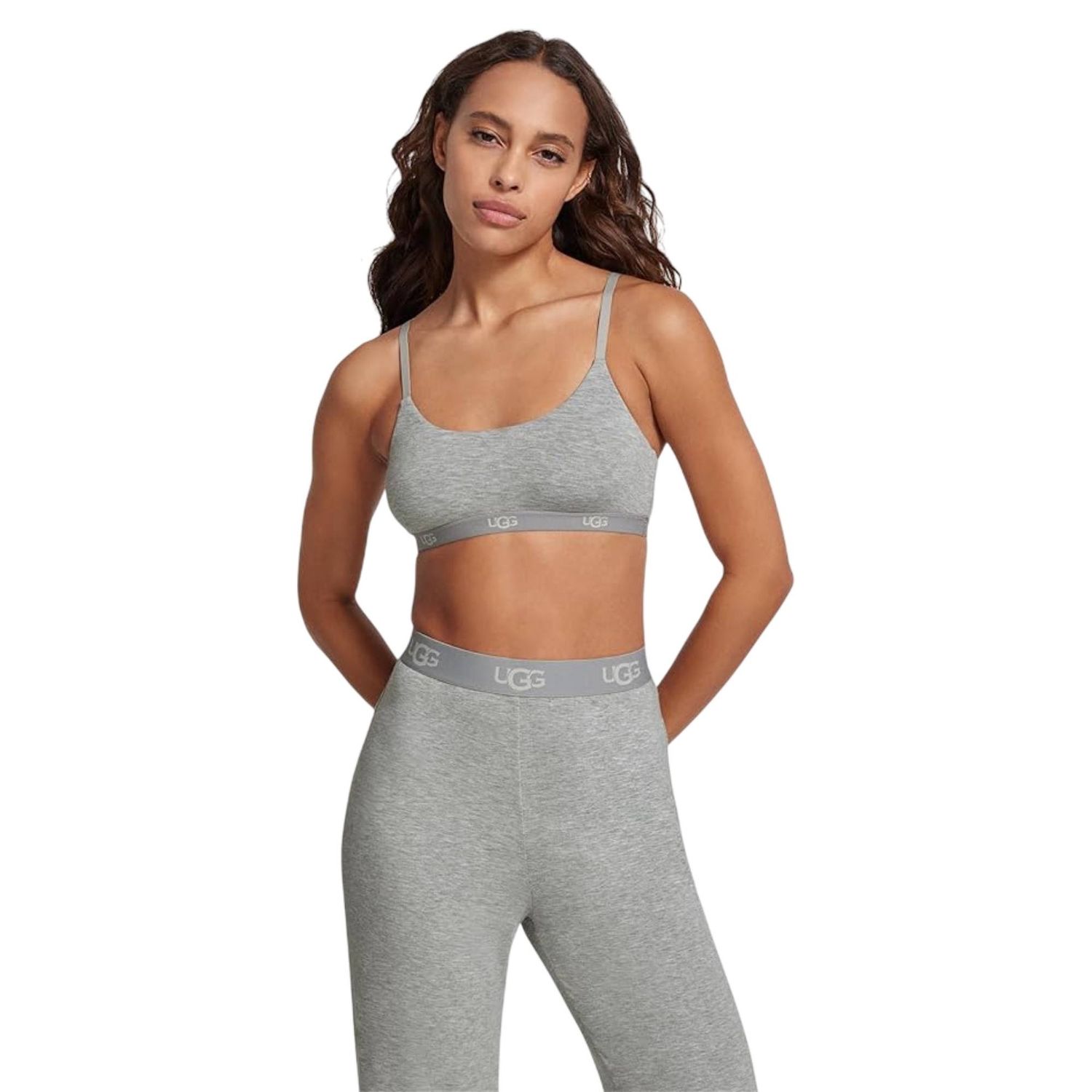 UGG Women's Estella Bralette, Grey Heather, Color: Grey Heather, Size: XS