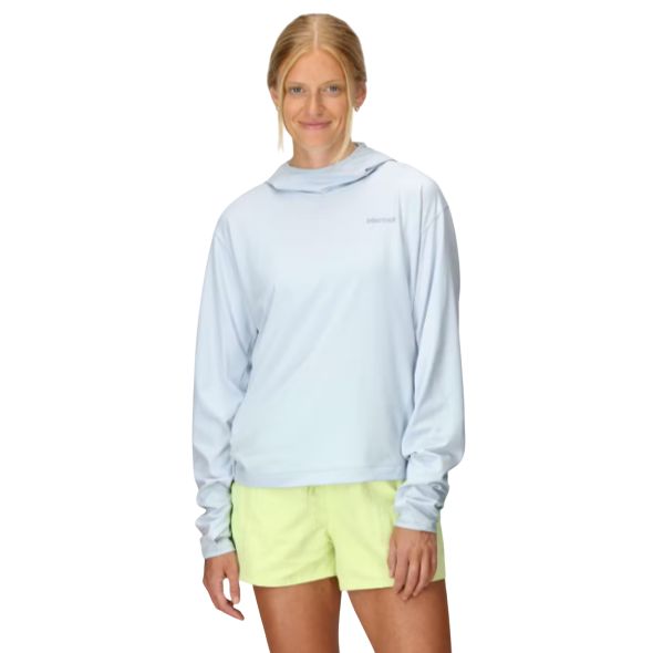 Women's AirExchange UPF 50 Hoody, Color: Vapor, Size: XS