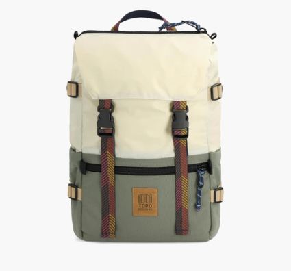 Topo Designs Rover Pack Classic 15186 Topo Designs Rover Pack Classic 15186, Color: Bone White / Beetle