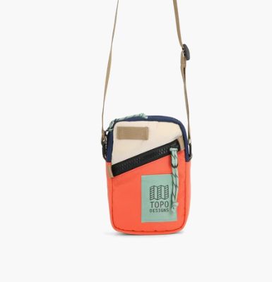 Mini Shoulder Bag 15214, Color: Almond/Emberglow