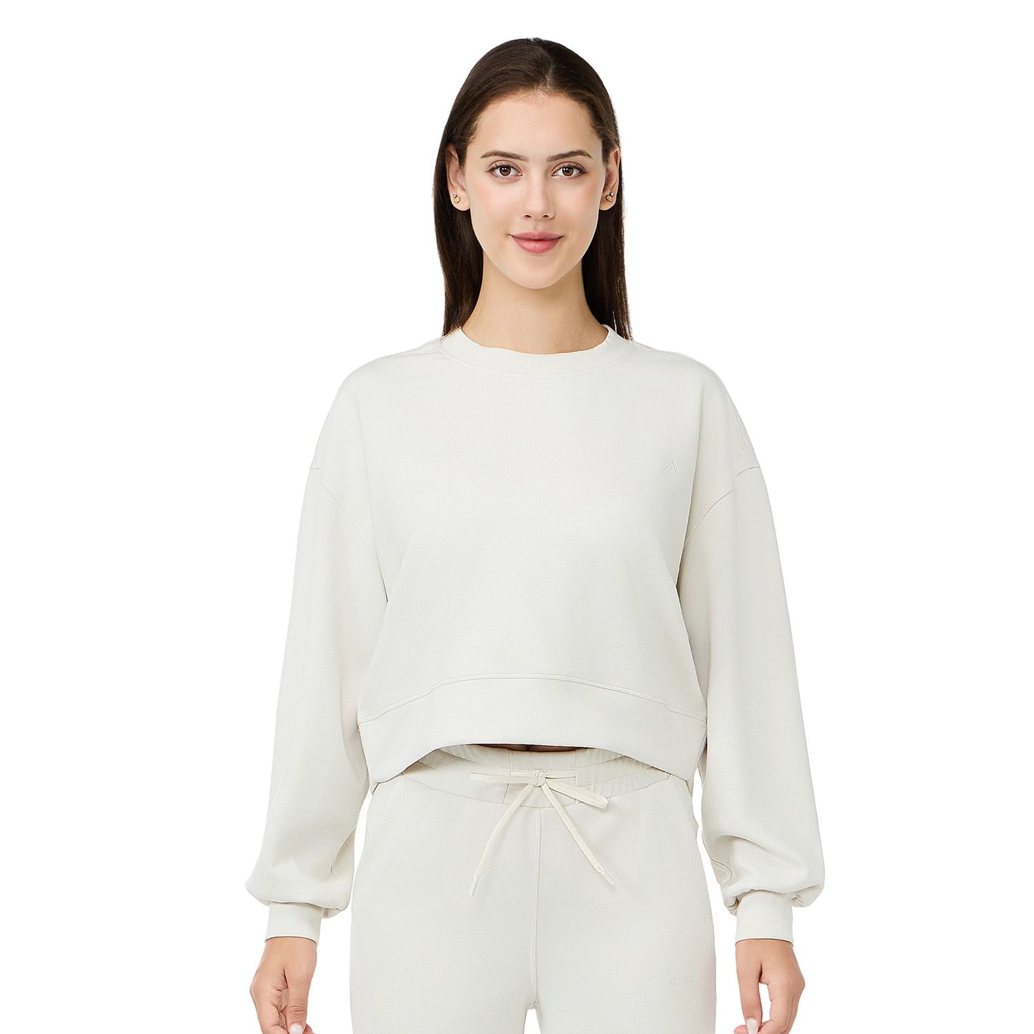 Colisco Crewneck Sweatshirt, Eggshell, Color: Eggshell, Size: 4